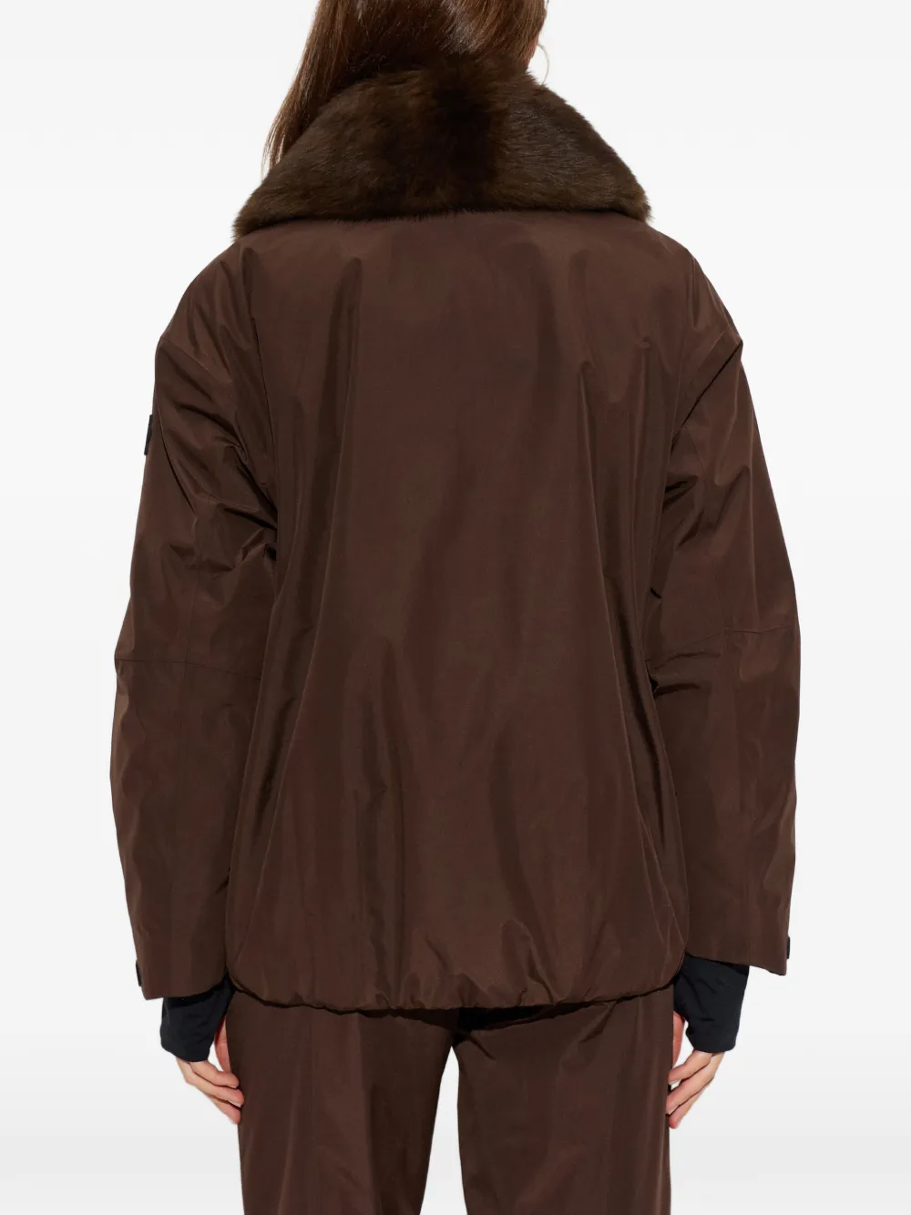 Moncler Grenoble Caurel Gore-Tex collared ski jacket Bruin