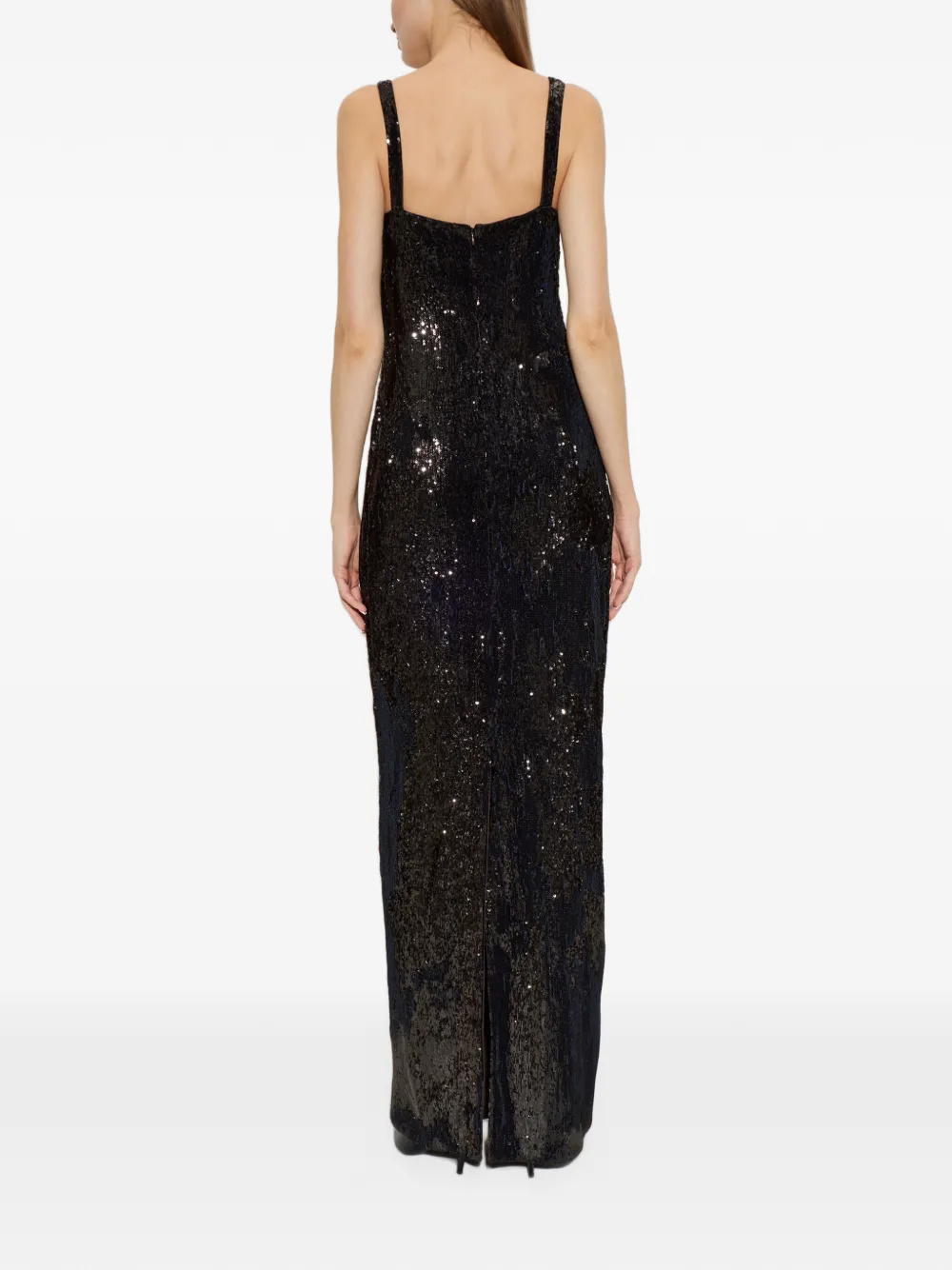 Balmain sequin-embellished maxi dress Bruin