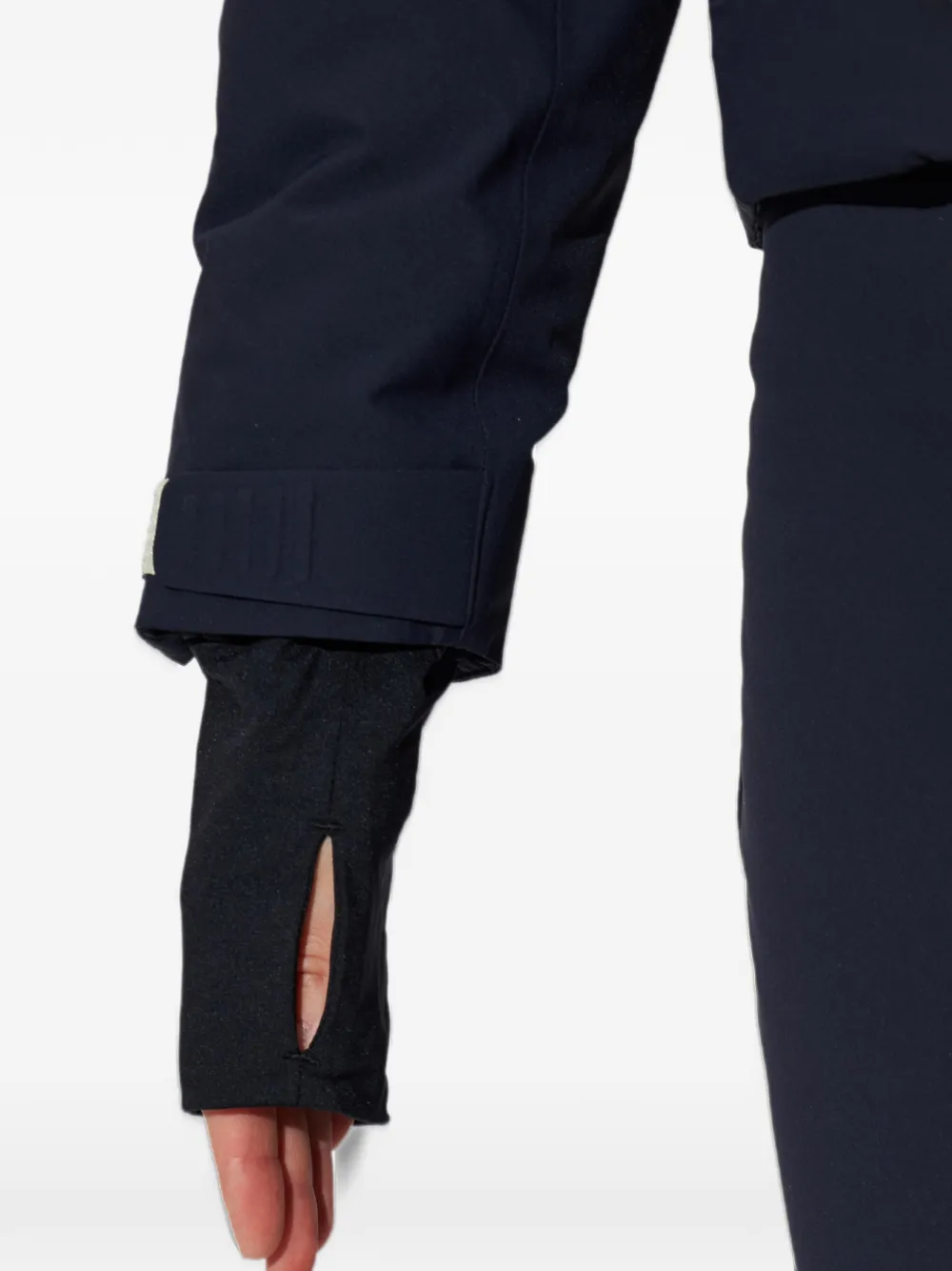 Moncler Grenoble Danses high-neck ski jacket Blauw