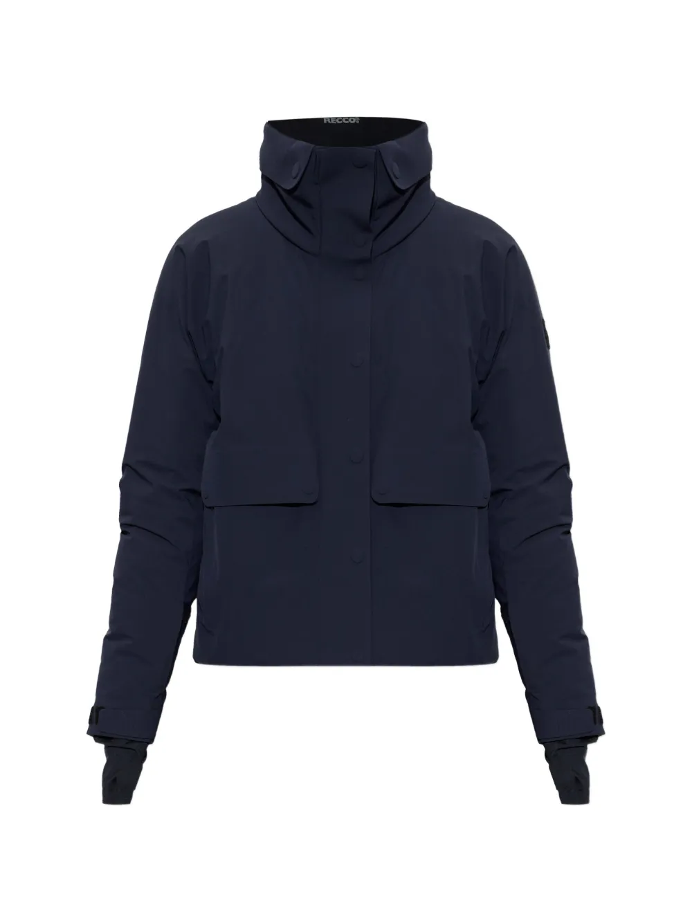 Moncler Grenoble Danses high-neck ski jacket Blauw