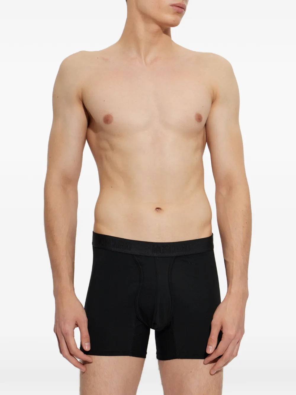 Moschino logo-waistband boxers (set of two) - Nero