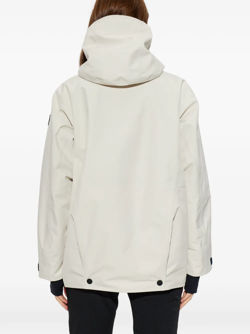 Moncler Grenoble Bwindis Gore-Tex hooded ski jacket Beige