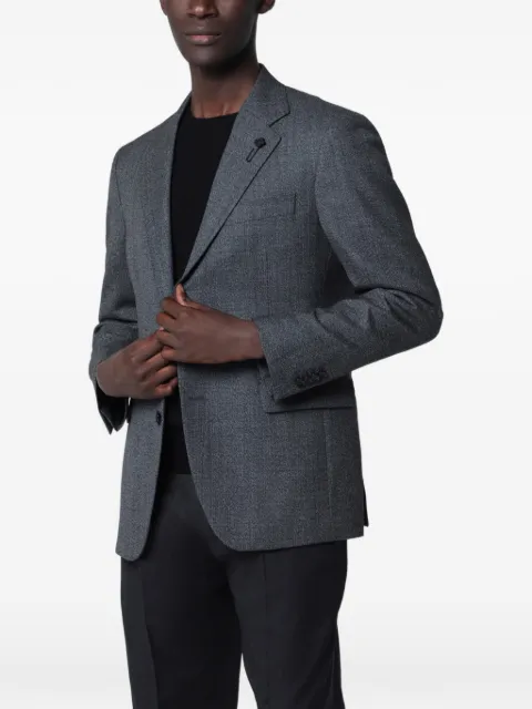 Lardini single-breasted wool blazer