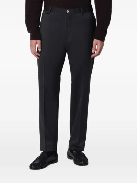 Biagio Santaniello pressed-crease straight-leg trousers