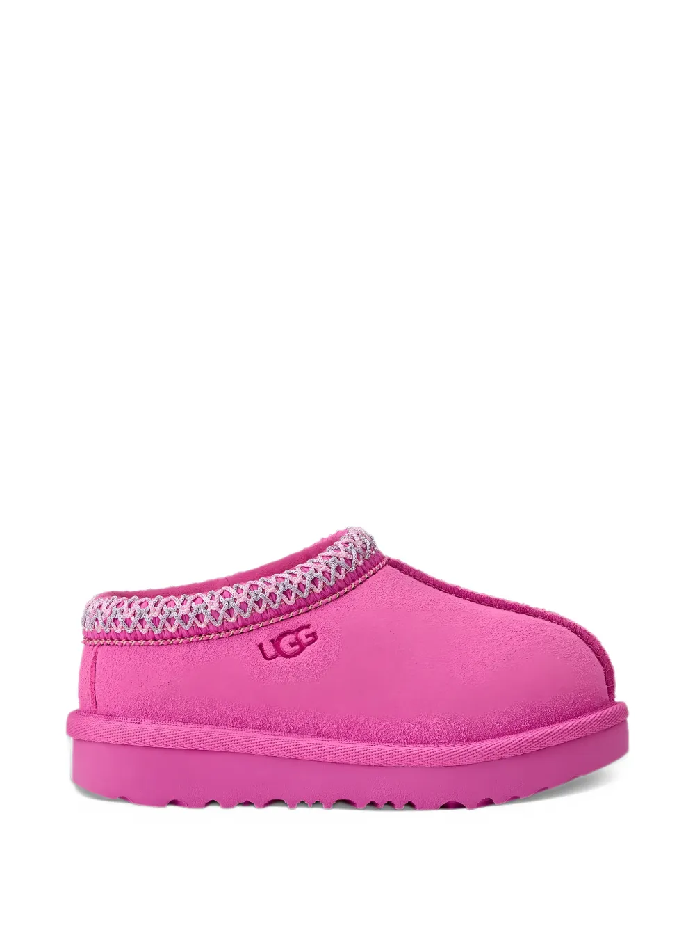 UGG Kids Tasman II suede mules - Rosa