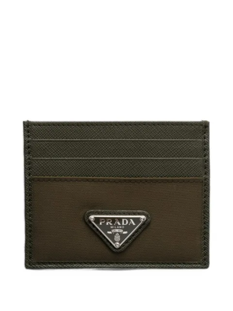 Prada Re-Nylon and Saffiano leather card holder