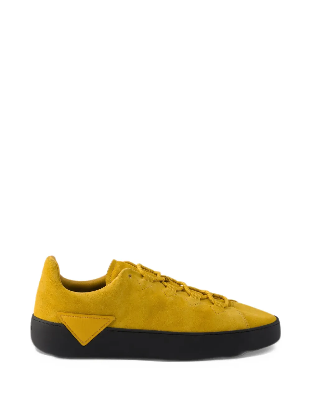 Prada Court suede sneakers - Yellow