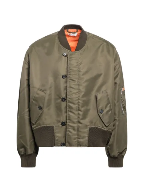 JW Anderson oversized tipped-hem bomber jacket