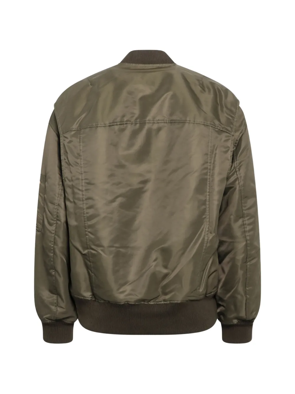 JW Anderson oversized tipped-hem bomber jacket Groen
