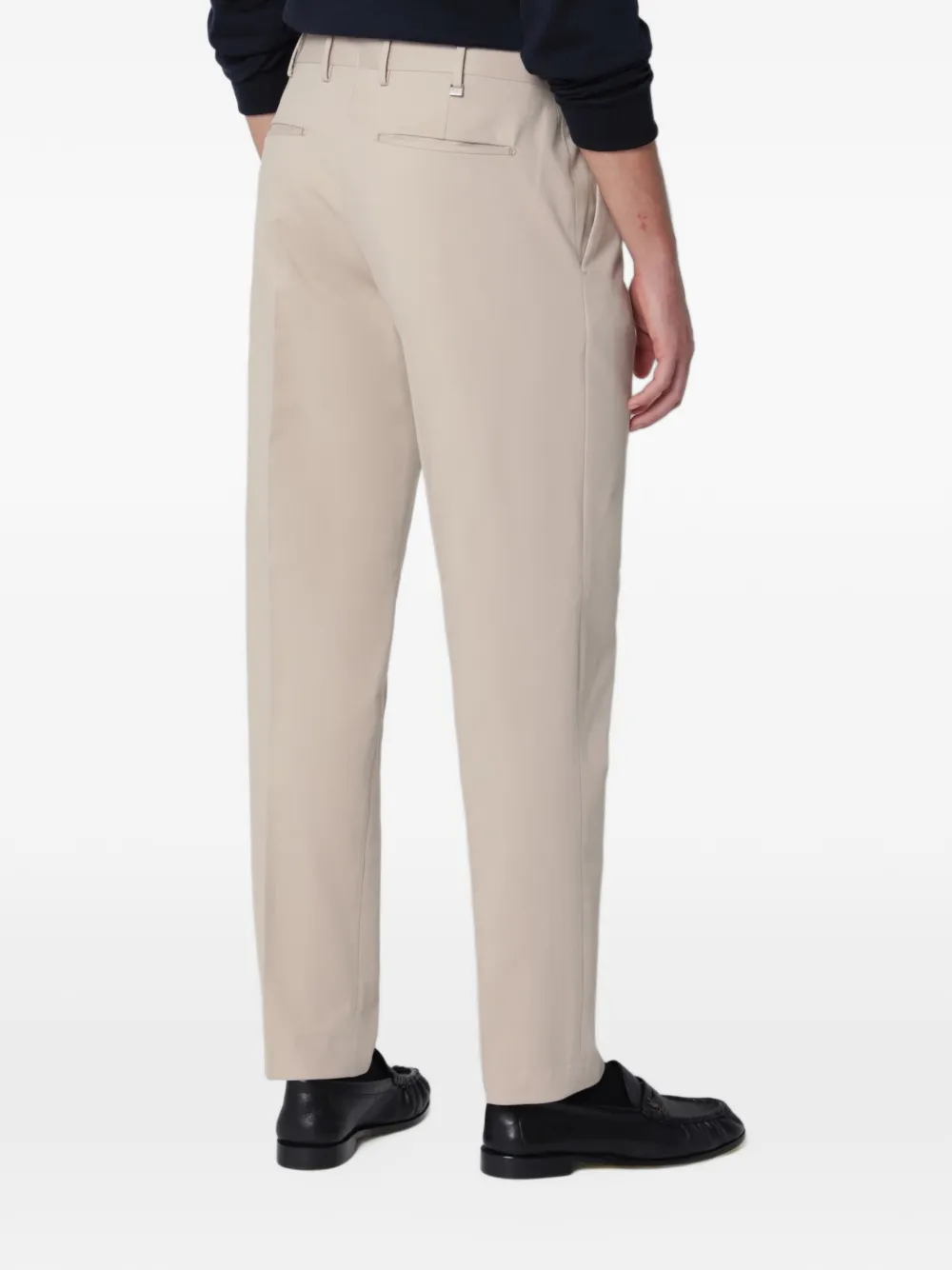 PT Torino pressed-crease tailored trousers Beige