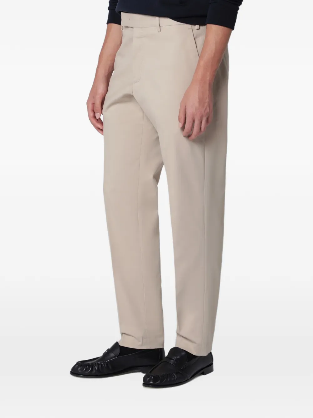PT Torino pressed-crease tailored trousers Beige
