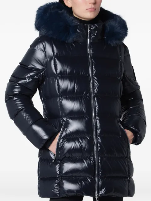 Moose Knuckles Celestia faux fur-trimmed quilted coat