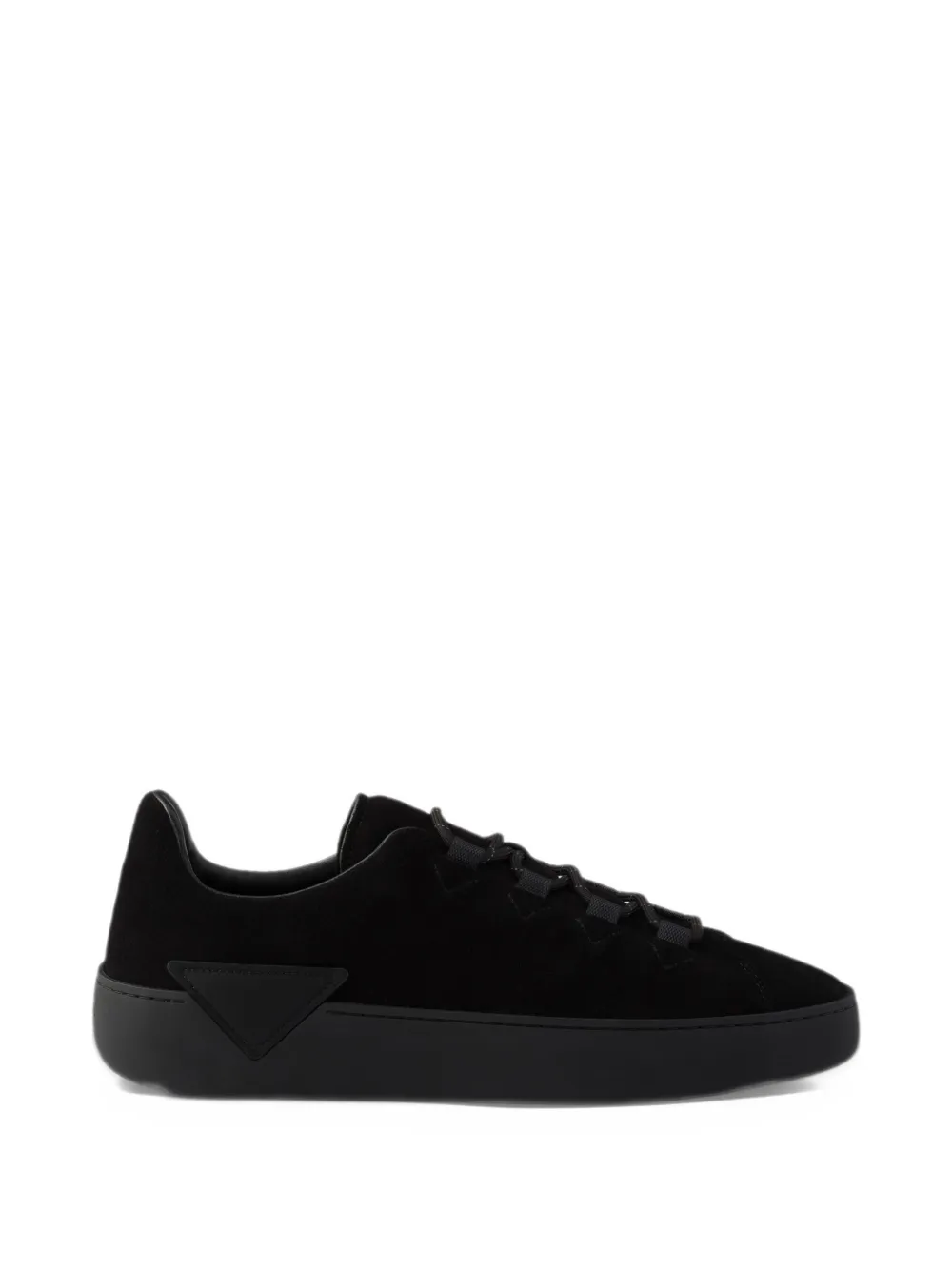 Prada Court suede sneakers - Black