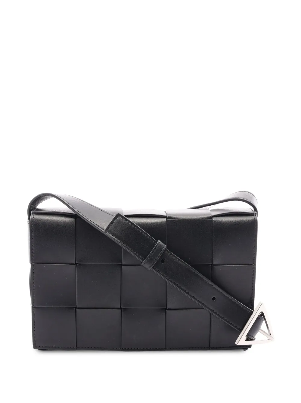 Bottega Veneta Pre-Owned 2012-2026 Small Nappa Intrecciato Cassette crossbody bag - Nero