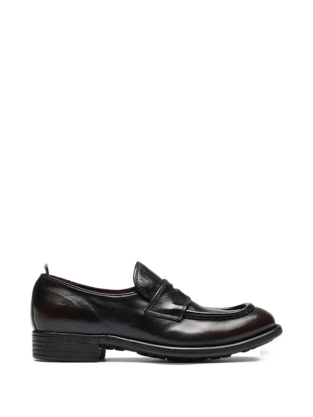Officine Creative Calixte 020 polished leather loafers - Nero