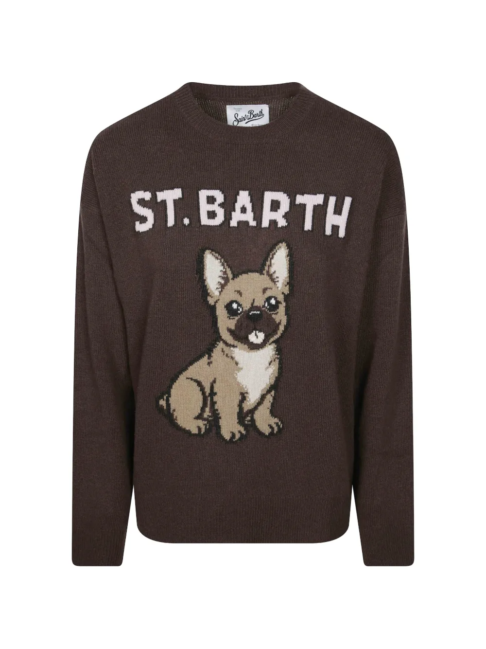 MC2 Saint Barth Tessa intarsia-knit sweater Bruin