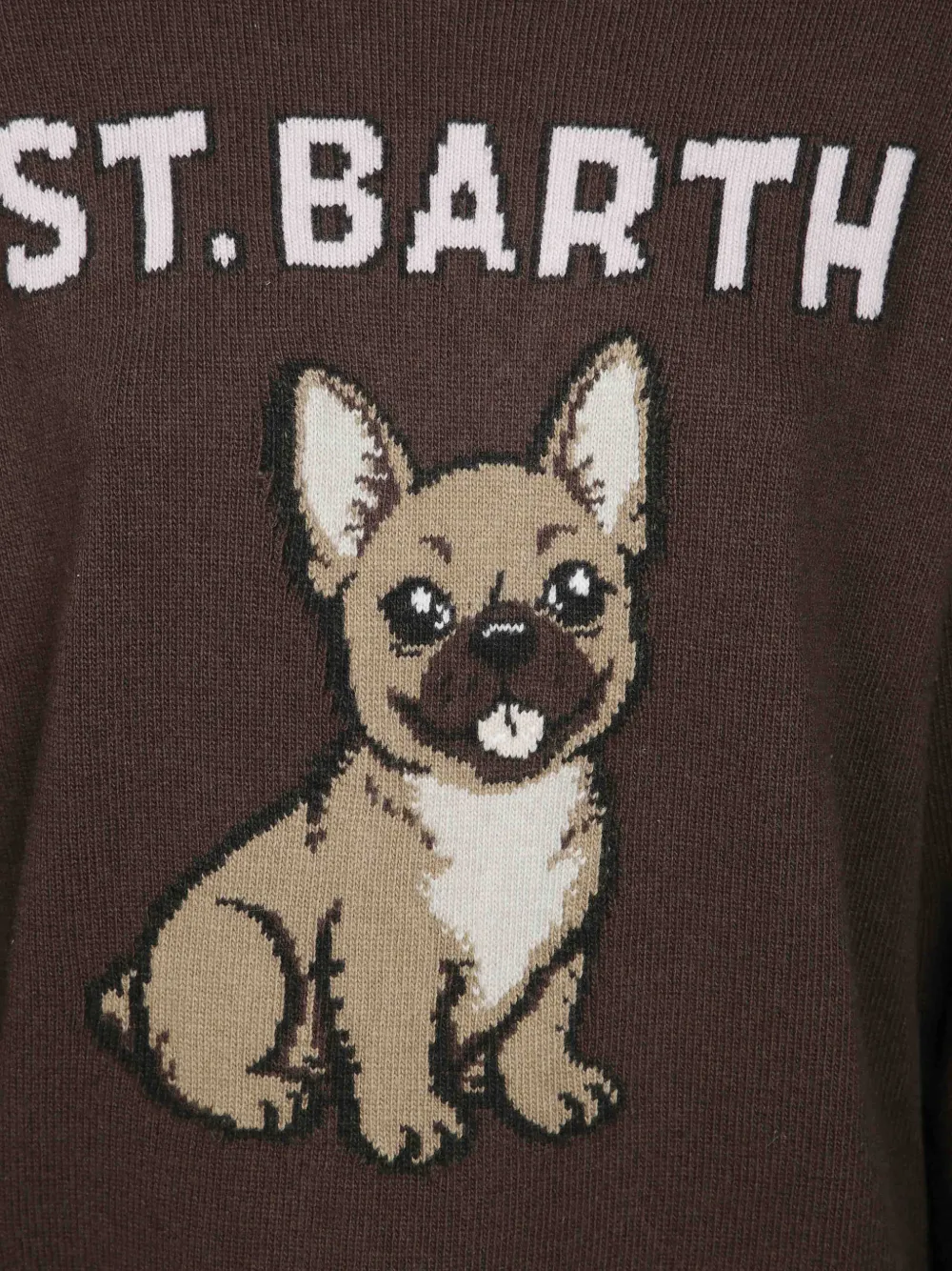 MC2 Saint Barth Tessa intarsia-knit sweater Bruin