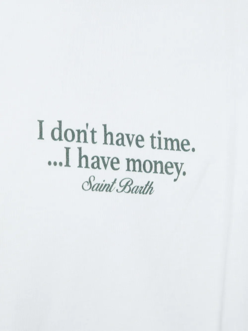 MC2 Saint Barth Delmar oversized T-shirt met grafische print Wit