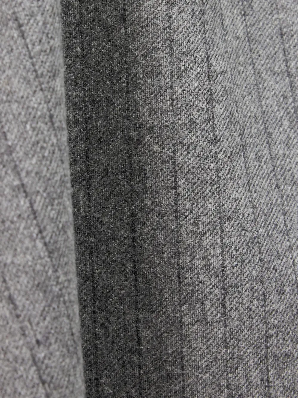 Drykorn Oshia pinstripe-pattern cropped shirt Grijs