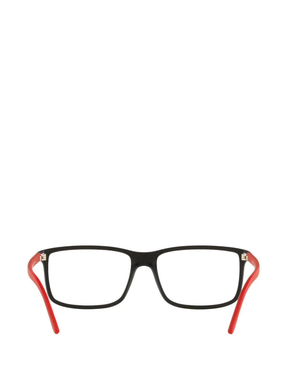 POLO RALPH LAUREN EYEWEAR matte rectangle-frame glasses Zwart