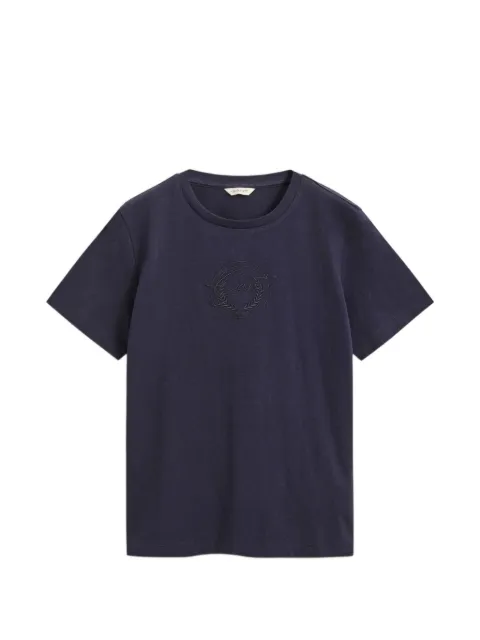 Gant logo-embroidered T-shirt