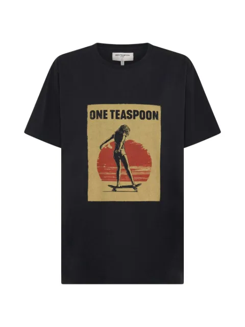 One Teaspoon Skater Girl graphic-print T-shirt