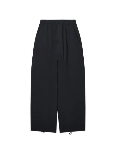 Comme des Garçons Homme elasticated drawstring-hem trousers