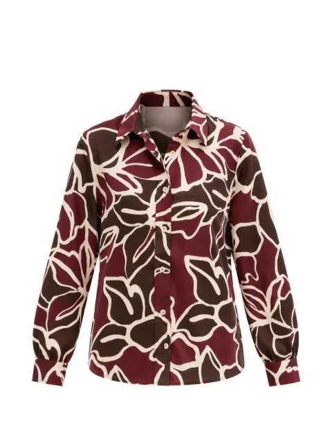 Marella floral-print long-sleeve shirt
