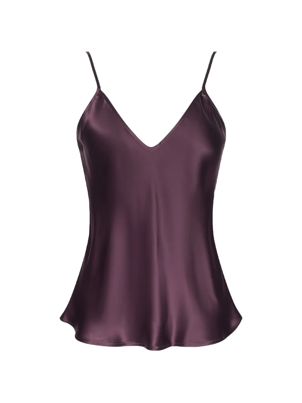 L'Agence Lexi silk camisole top Paars