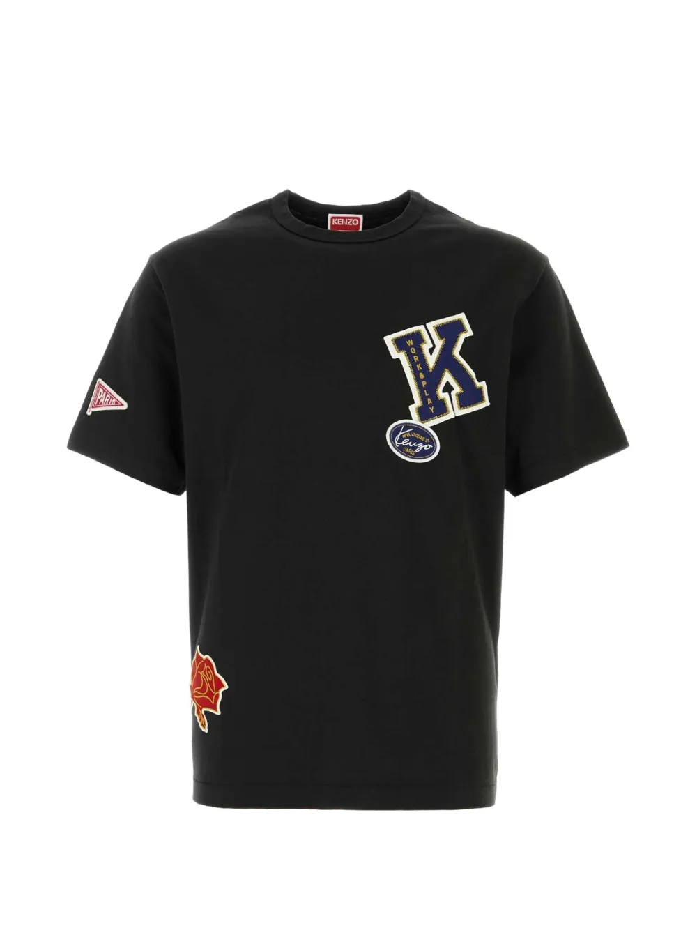 Kenzo Work and Play T-shirt Zwart