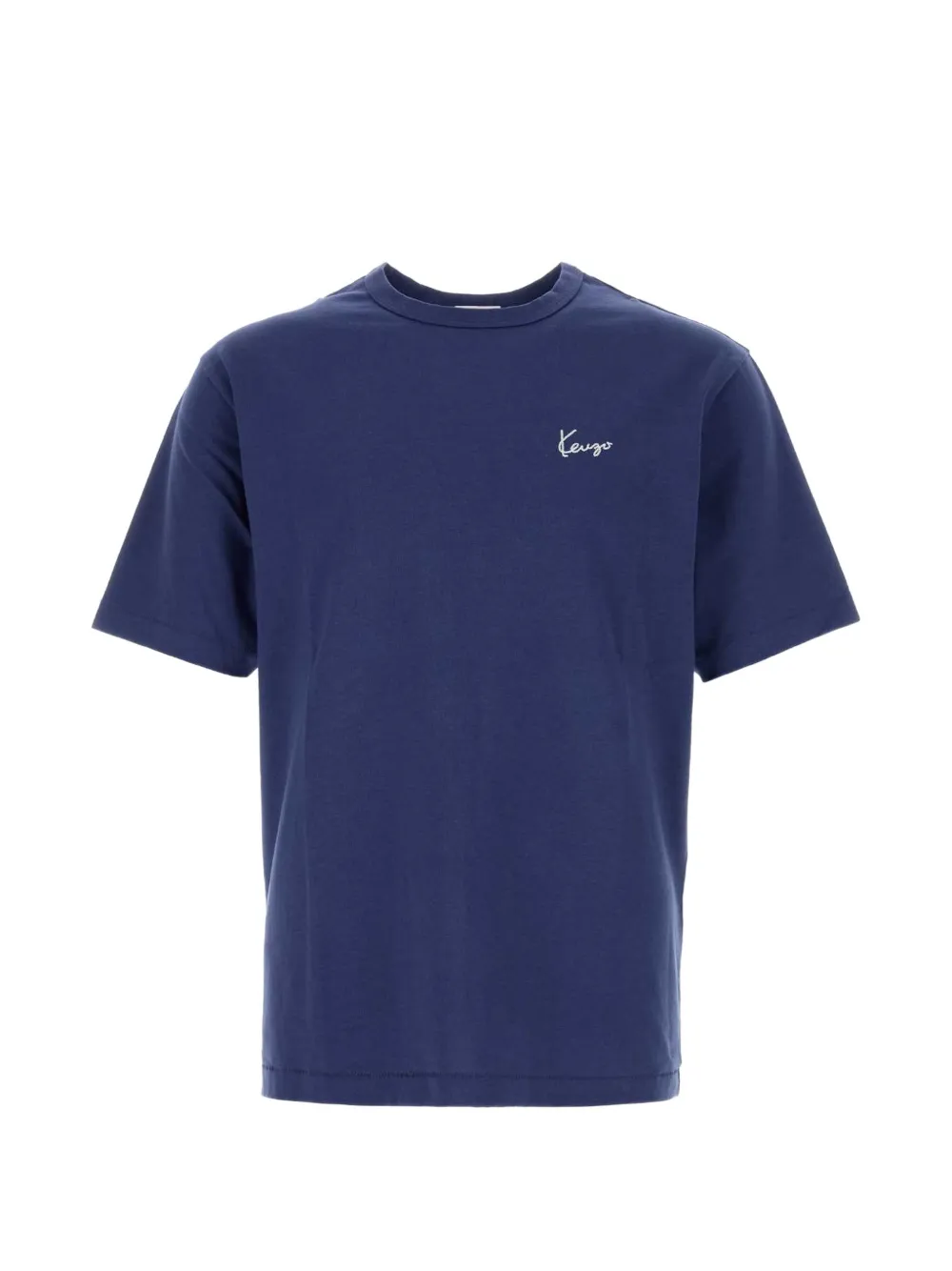 Kenzo Work and Play logo-patch T-shirt - Blu