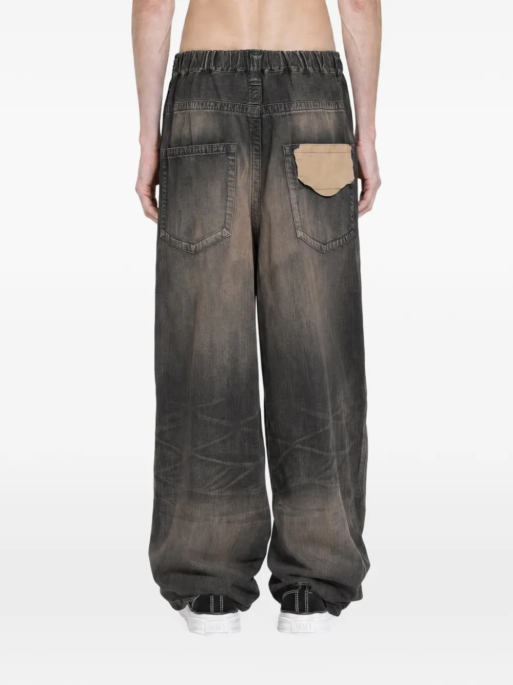 Maison MIHARA YASUHIRO light-oz denim wide jeans Zwart