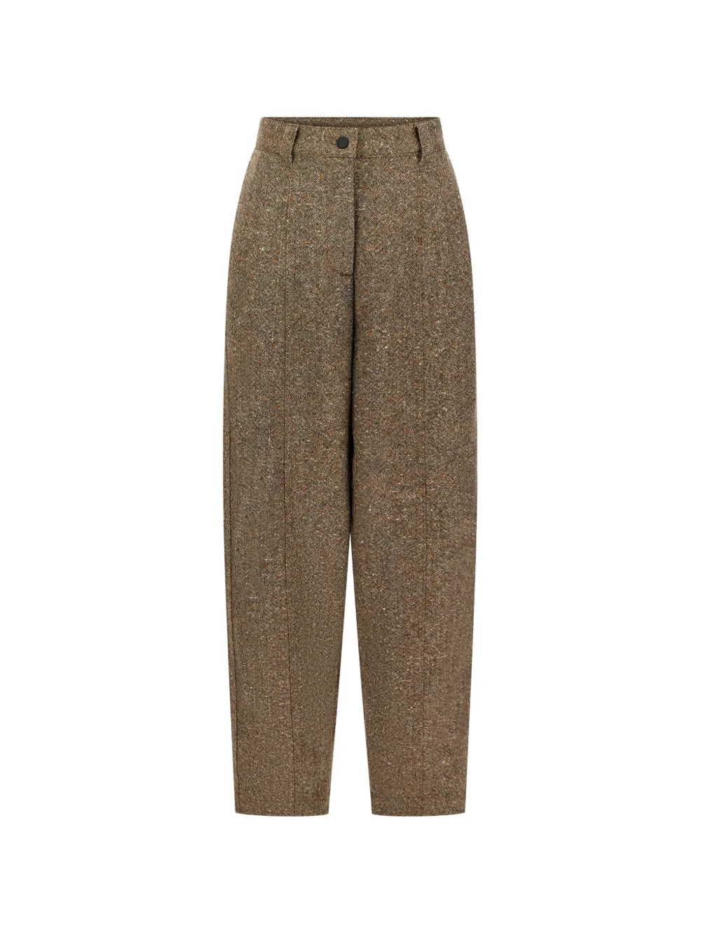 Moncler Grenoble tweed straight-leg trousers Bruin