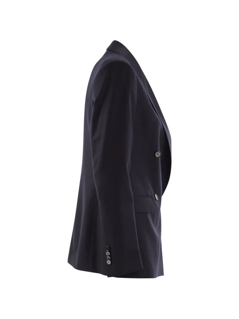 Tagliatore double-breasted peak-lapel blazer Blauw
