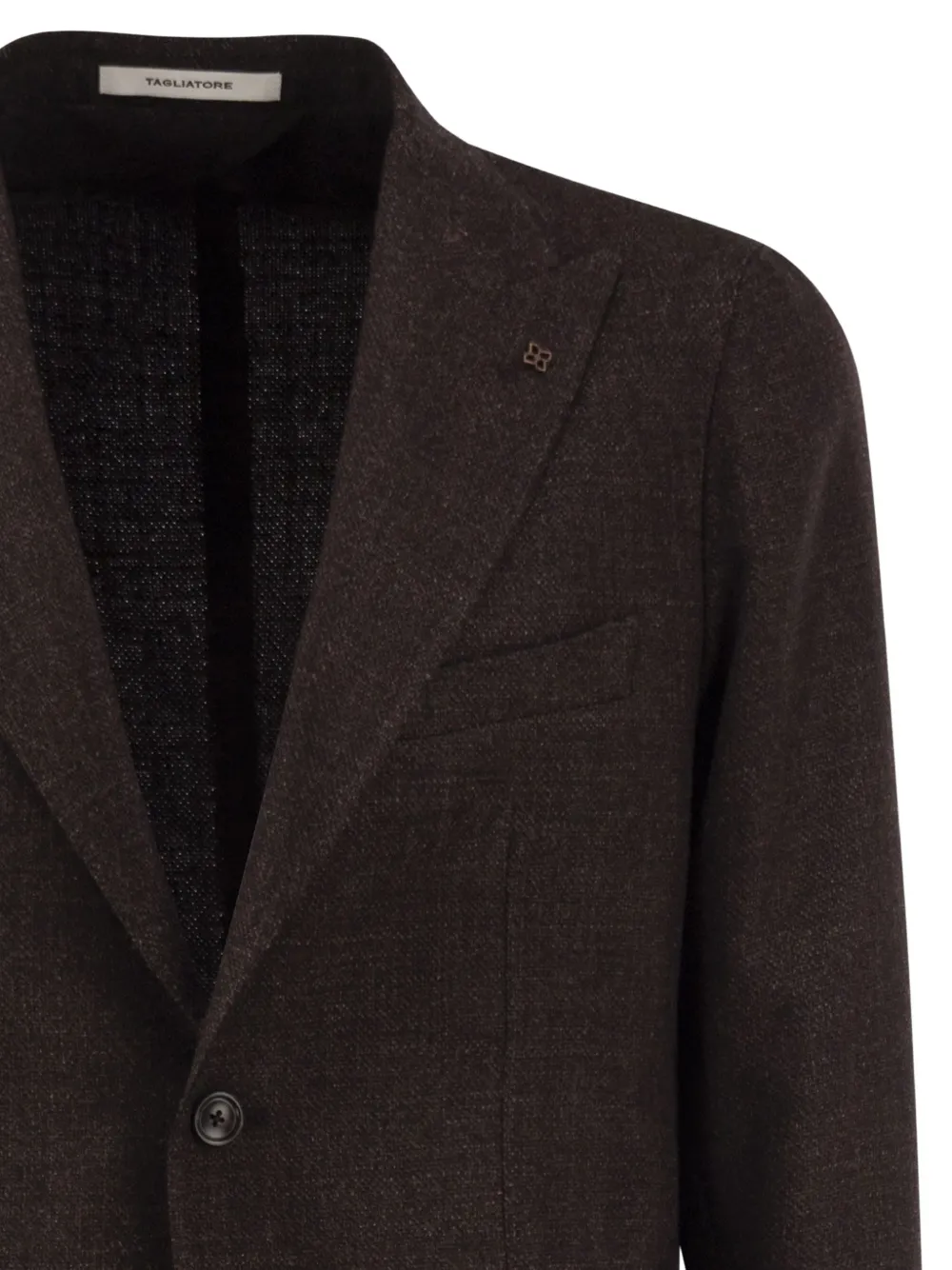 Tagliatore single-breasted mélange blazer Bruin