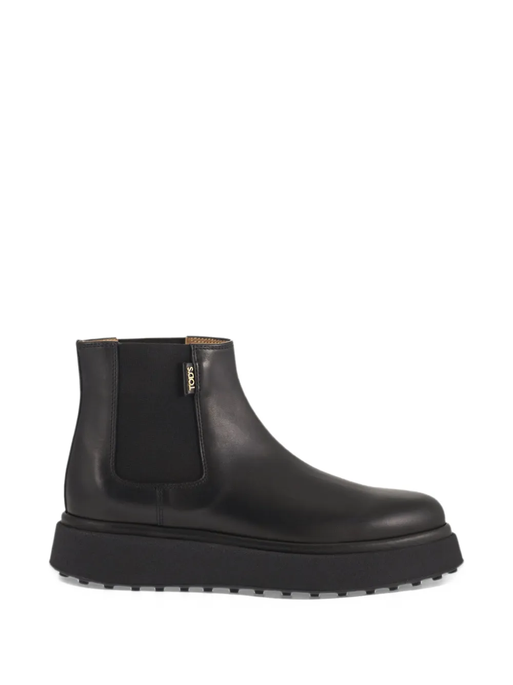 Tod's elasticated leather ankle boots - Nero