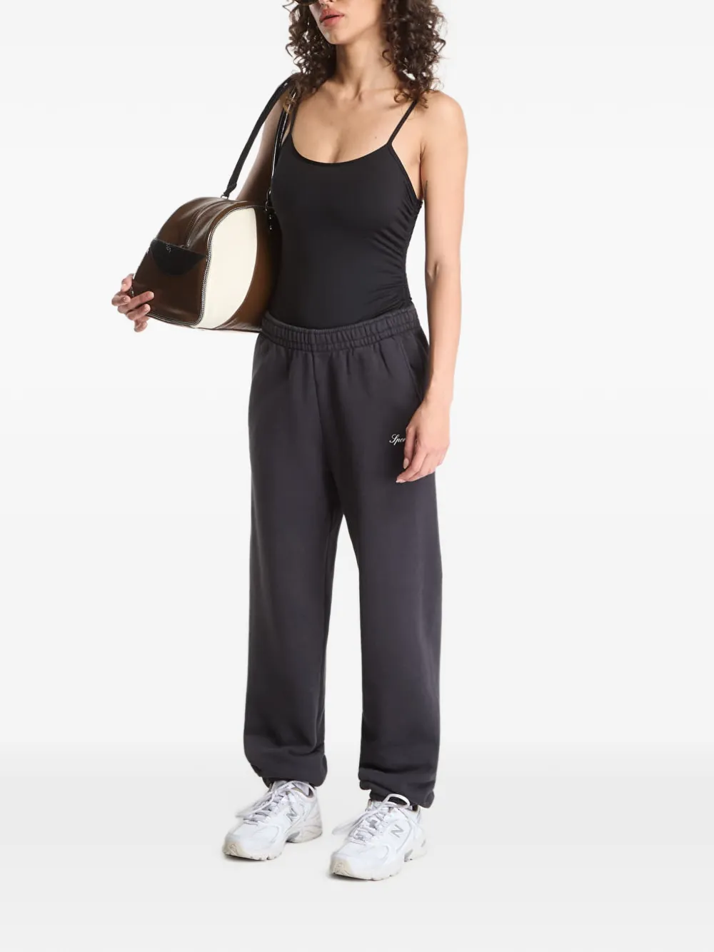 Sporty & Rich Signature NY track pants Zwart