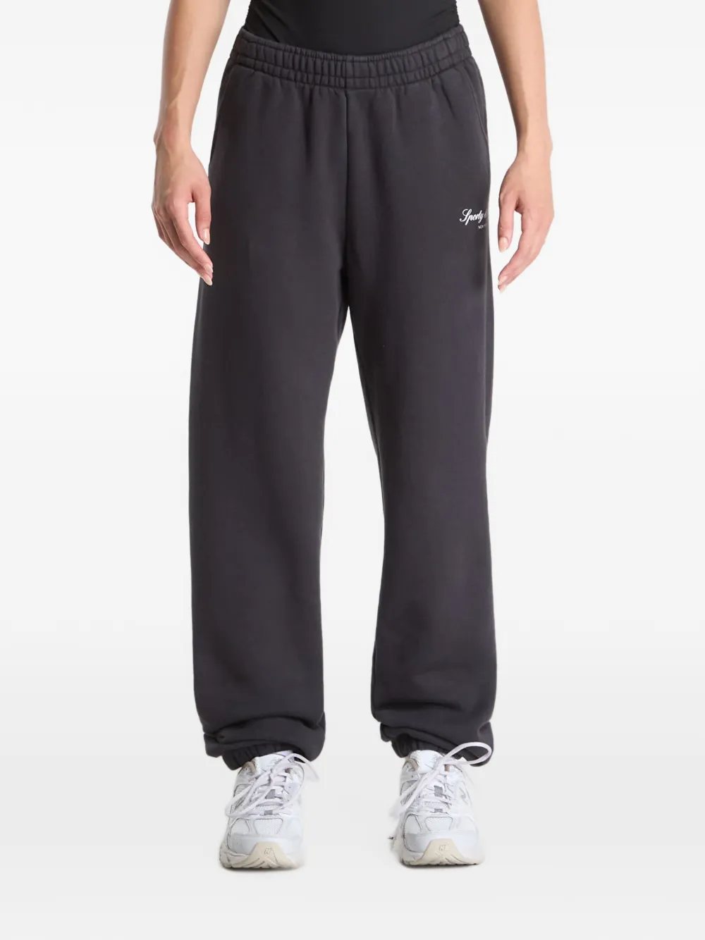 Sporty & Rich Signature NY track pants Zwart