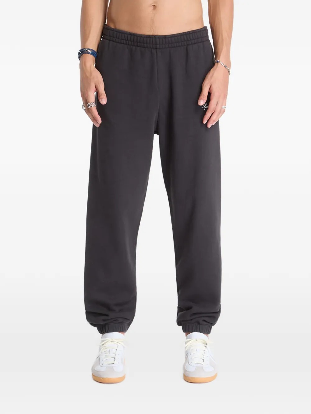 Sporty & Rich Signature NY track pants Zwart