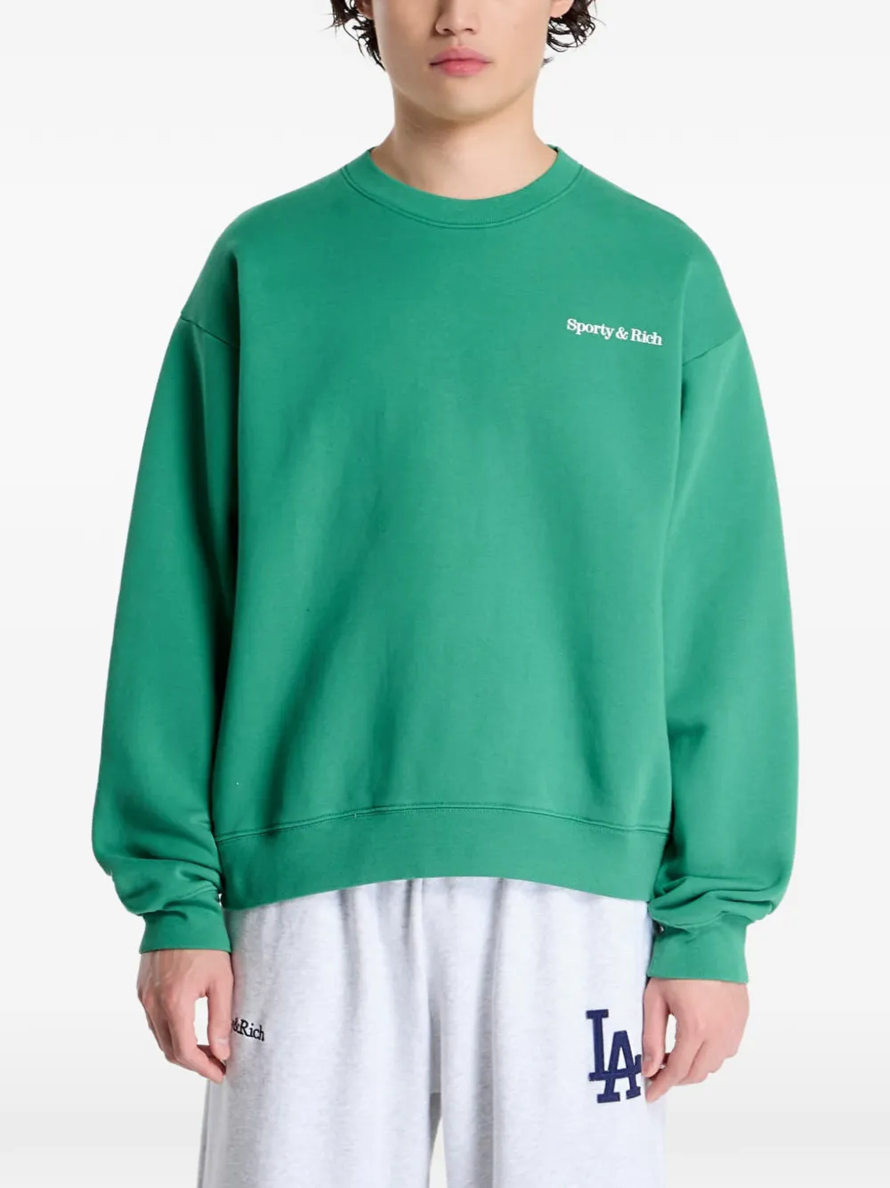 Sporty & Rich Fitness 94 sweater Groen