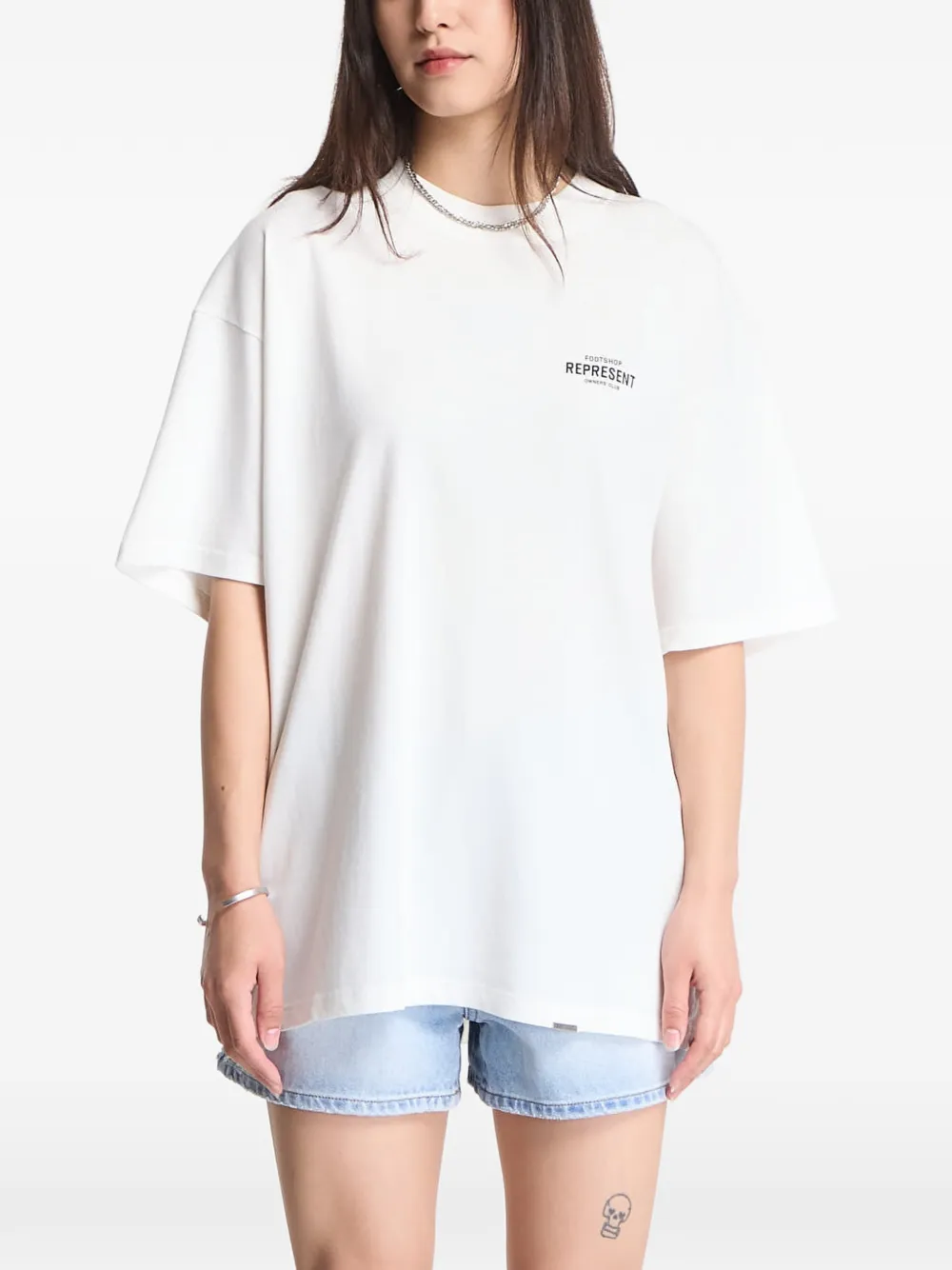Represent Owners' Club logo-print T-shirt Wit