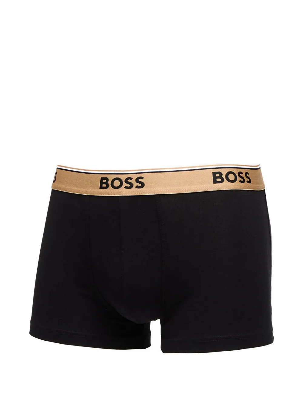 HUGO three-pack of logo-detail trunks in stretch cotton Zwart