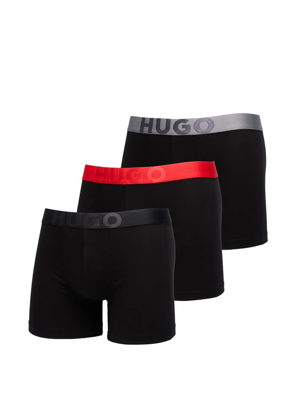 HUGO logo-waistband boxer briefs - Nero