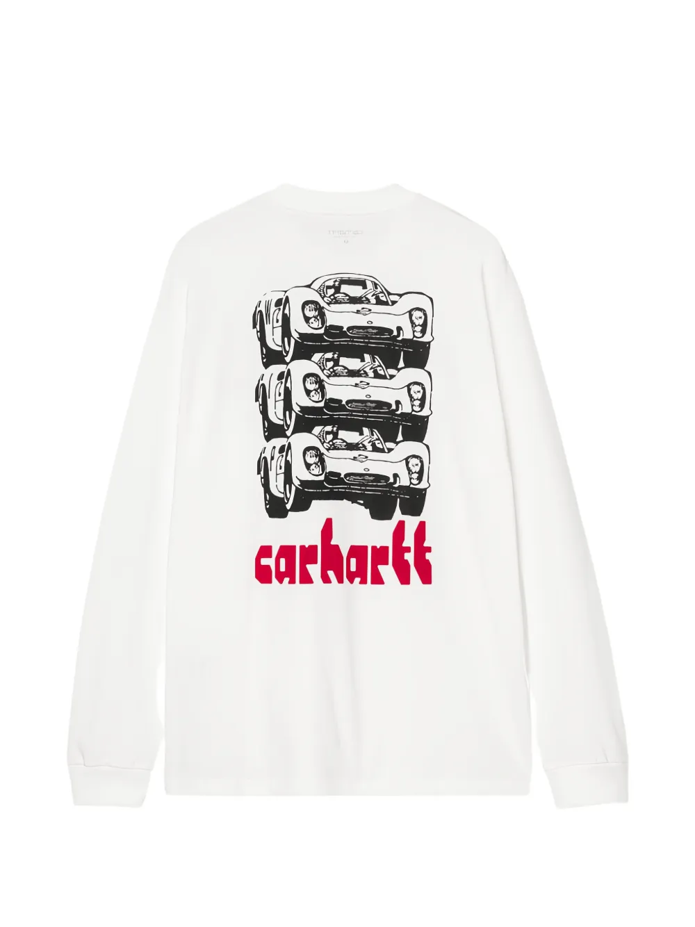Carhartt WIP L S Framework T-Shirt Wit