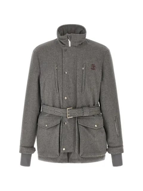 Brunello Cucinelli Mountain belted wool coat
