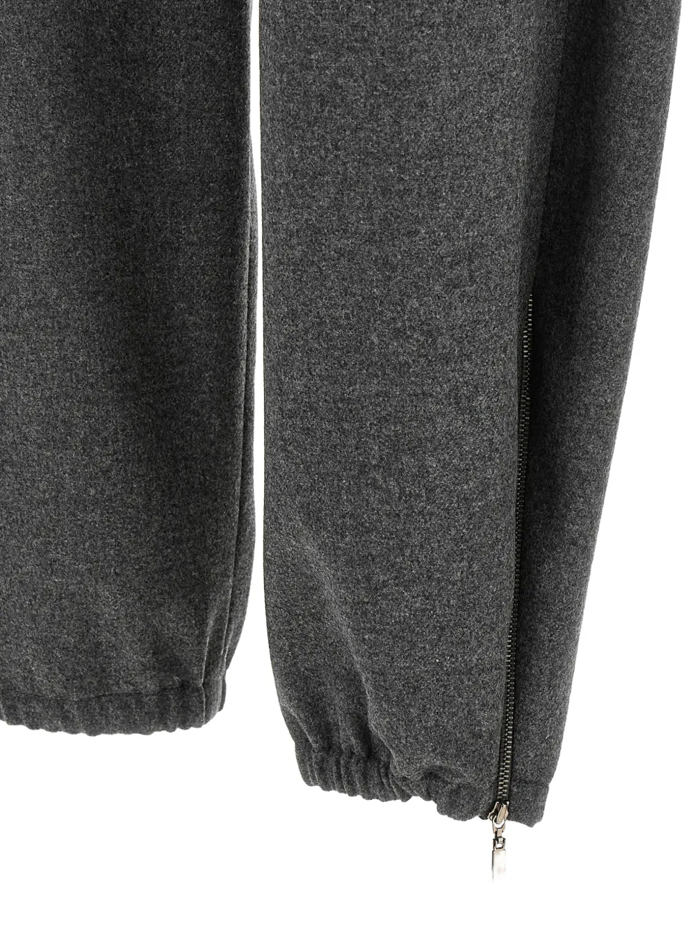 Brunello Cucinelli flannel loose cargo trousers Grijs