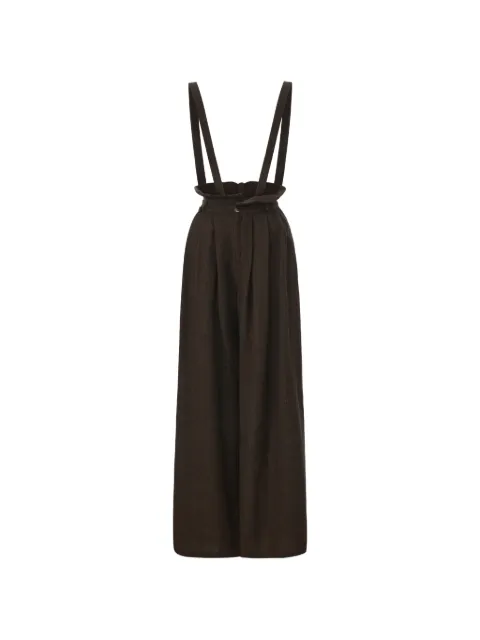 ili node Val suspender-strap trousers