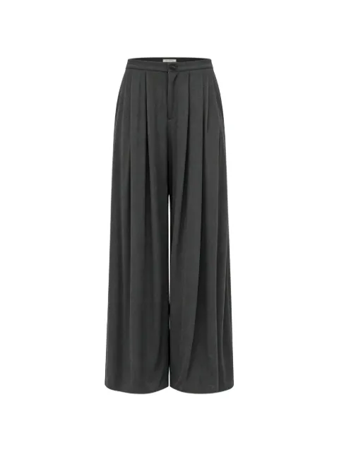 ili node NFift pleated wide-leg trousers