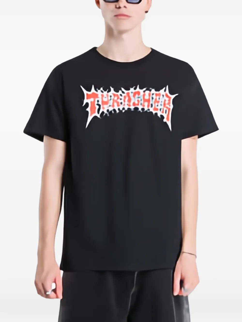 Thrasher Spikey cotton T-shirt - Noir
