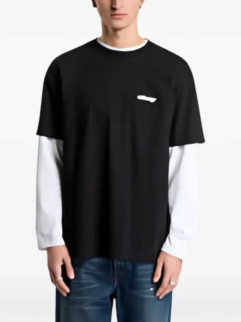 Obey VHS layered-sleeve T-shirt